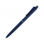 Ручка пластиковая soft-touch шариковая «Plane» темно-синий