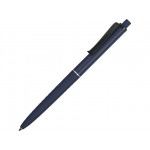 Ручка пластиковая soft-touch шариковая «Plane» темно-синий/черный