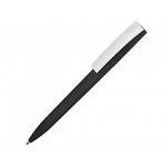 Ручка пластиковая soft-touch шариковая «Zorro» черный/белый