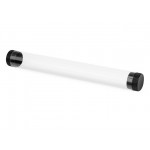 Футляр-туба пластиковый для ручки «Tube 2.0» прозрачный/черный