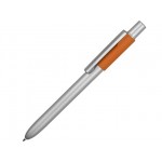Ручка металлическая шариковая «Bobble» серый/оранжевый