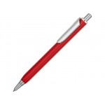 Ручка металлическая шариковая трехгранная «Riddle» красный/серебристый