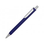 Ручка металлическая шариковая трехгранная «Riddle» синий/серебристый