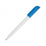 Ручка пластиковая шариковая «Миллениум Color CLP» белый/голубой