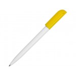 Ручка пластиковая шариковая «Миллениум Color CLP» белый/желтый