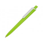 Ручка пластиковая трехгранная шариковая «Lateen» зеленое яблоко/белый