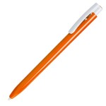 ELLE, ручка шариковая, белый, пластик Оранжевый