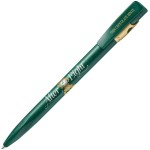 KIKI FROST GOLD, ручка шариковая, бордо/золотистый, пластик Зеленый
