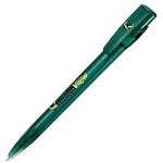 KIKI FROST, ручка шариковая, фростированный белый, пластик Зеленый