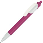 TRIS, ручка шариковая, белый, пластик Розовый