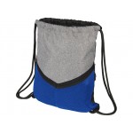 Спортивный рюкзак-мешок серый/ярко-синий