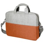 Конференц-сумка BEAM NOTE, серый/зеленый, 39х30х6.5 см, ткань верха:100% полиамид, под-д:100%полиэст Оранжевый