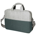 Конференц-сумка BEAM NOTE, серый/зеленый, 39х30х6.5 см, ткань верха:100% полиамид, под-д:100%полиэст Зеленый