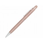 Шариковая ручка из металла со стилусом «JULIE» светло-розовый
