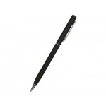 Ручка металлическая шариковая «Palermo», софт-тач черный/серебристый