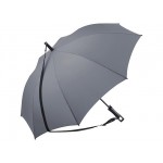 Зонт-трость «Loop» с плечевым ремнем серый