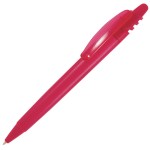 X-8 FROST, ручка шариковая, фростированный красный, пластик Розовый