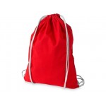 Рюкзак хлопковый «Reggy» красный/белый