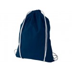 Рюкзак хлопковый «Reggy» темно-синий/белый