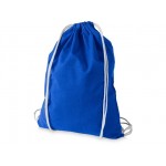 Рюкзак хлопковый «Reggy» ярко-синий/белый