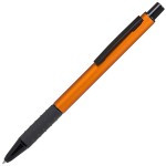 CACTUS, ручка шариковая, зеленый/черный, алюминий, прорезиненный грип Оранжевый