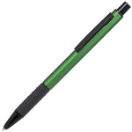 CACTUS, ручка шариковая, зеленый/черный, алюминий, прорезиненный грип Зеленый