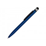 Ручка-стилус пластиковая шариковая «Poke» синий/черный