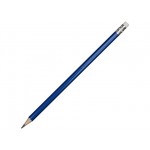 Шестигранный карандаш с ластиком «Presto» синий