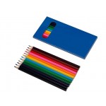 Набор из 12 шестигранных цветных карандашей «Hakuna Matata» упаковка- синий