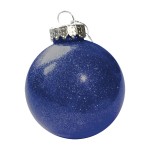 Шар новогодний FLICKER, диаметр 8 см., пластик, белый Синий