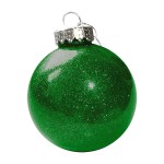 Шар новогодний FLICKER, диаметр 8 см., пластик, белый Зеленый