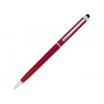 Ручка пластиковая шариковая «Valeria» красный/серебристый