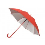 Зонт-трость «Silver Color» красный/серебристый