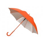 Зонт-трость «Silver Color» оранжевый/серебристый