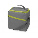 Изотермическая сумка-холодильник «Classic» серый/зеленое яблоко