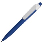 Ручка шариковая N16 soft touch, голубой, пластик, цвет чернил синий Синий