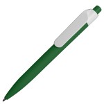 Ручка шариковая N16 soft touch, голубой, пластик, цвет чернил синий Зеленый