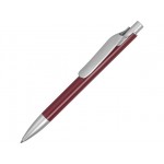 Ручка металлическая шариковая «Large» бордовый/серебристый