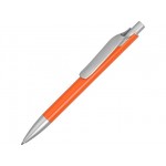 Ручка металлическая шариковая «Large» оранжевый/серебристый