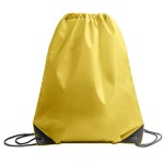 Рюкзак мешок с укреплёнными уголками BY DAY, белый, 35*41 см, полиэстер 210D Жёлтый