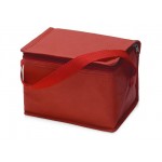 Сумка-холодильник Reviver из нетканого переработанного материала RPET красный