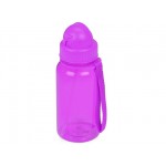 Бутылка для воды со складной соломинкой «Kidz» фиолетовый