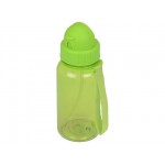 Бутылка для воды со складной соломинкой «Kidz» зеленое яблоко