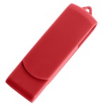 USB flash-карта SWING (16Гб), белый, 6,0х1,8х1,1 см, пластик Красный