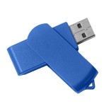 USB flash-карта SWING (16Гб), белый, 6,0х1,8х1,1 см, пластик Синий