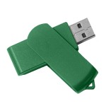 USB flash-карта SWING (16Гб), белый, 6,0х1,8х1,1 см, пластик Зеленый