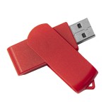 USB flash-карта SWING (8Гб), белый, 6,0х1,8х1,1 см, пластик Синий