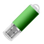 USB flash-карта ASSORTI (32Гб), зеленая, 5,8х1,7х0,8 см, металл