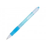 Ручка пластиковая шариковая «Trim» светло-синий/белый