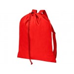 Рюкзак «Lerу» с парусиновыми лямками красный